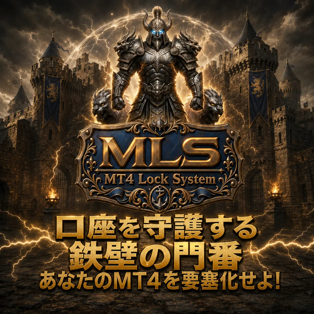 MT4 Lock System ─ 城門の前に立つ鎧の騎士。口座を守護する鉄壁の門番。