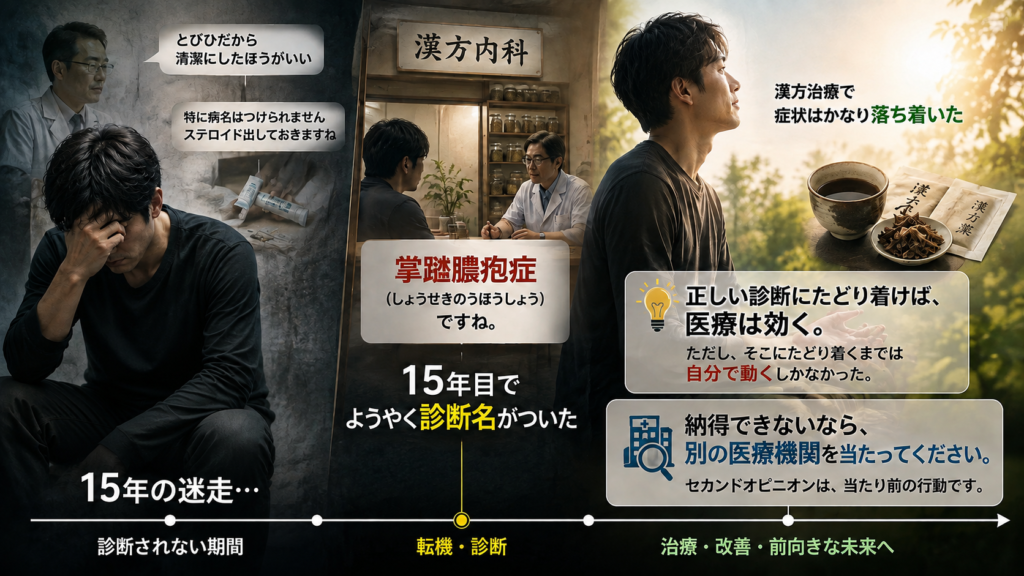 正しい診断までに15年かかった