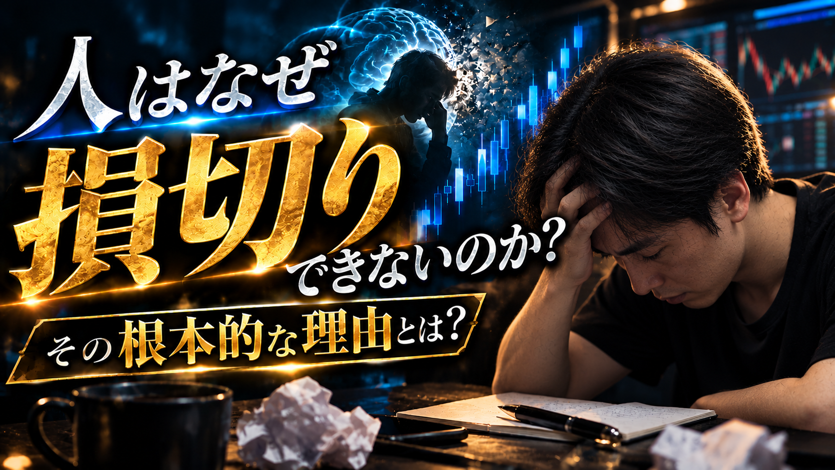 人はなぜ損切りできなのか？その根本的な理由とは