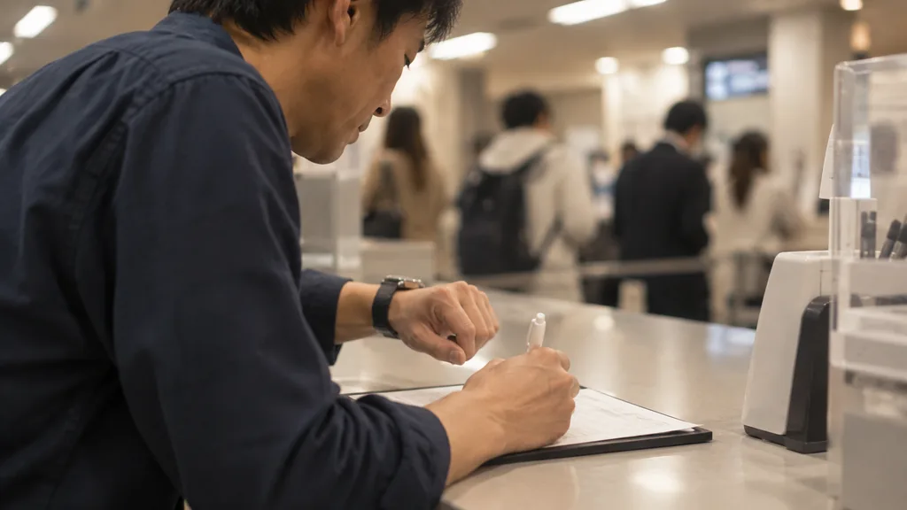 修理窓口で待ちくたびれ、苛立ちながら修理を選ぶ筆者